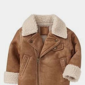 Baby Gap Shearling Moto Jacket